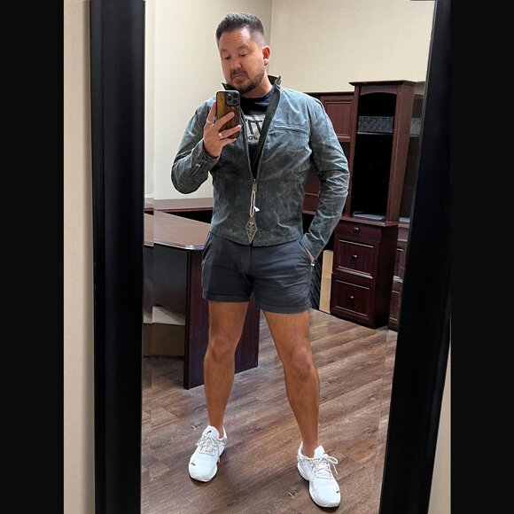 Johnson Motors dry wax heavy canvas cafe racer jacket. VERY RARE. NWT - Picture 9 of 10